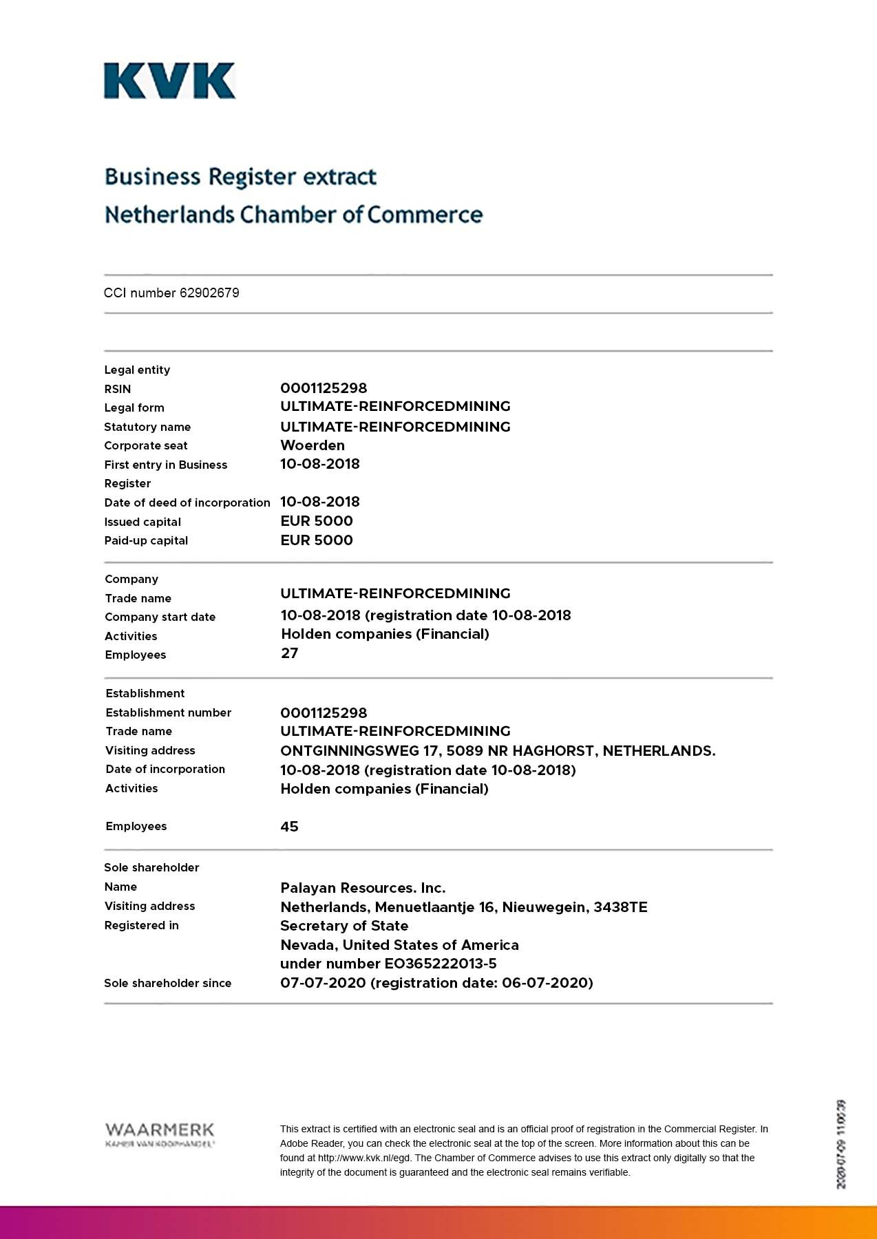 Ultimate-Reinforcedmining  certificate